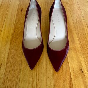 Casadei Merlot Cowhide Heels